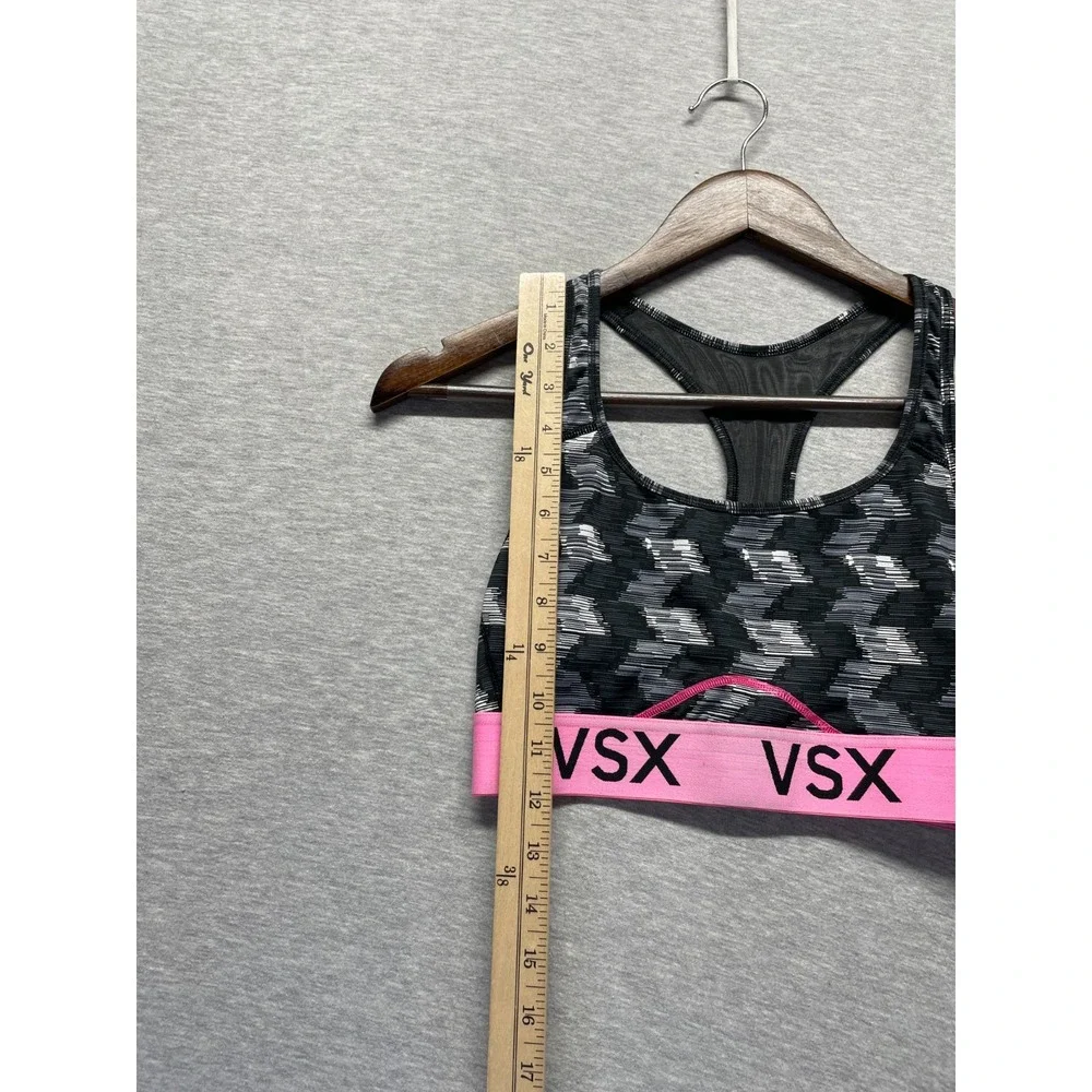 Victoria's Secret VSX Sports Bra Womens XS Multicolor Abstract Print Racerback